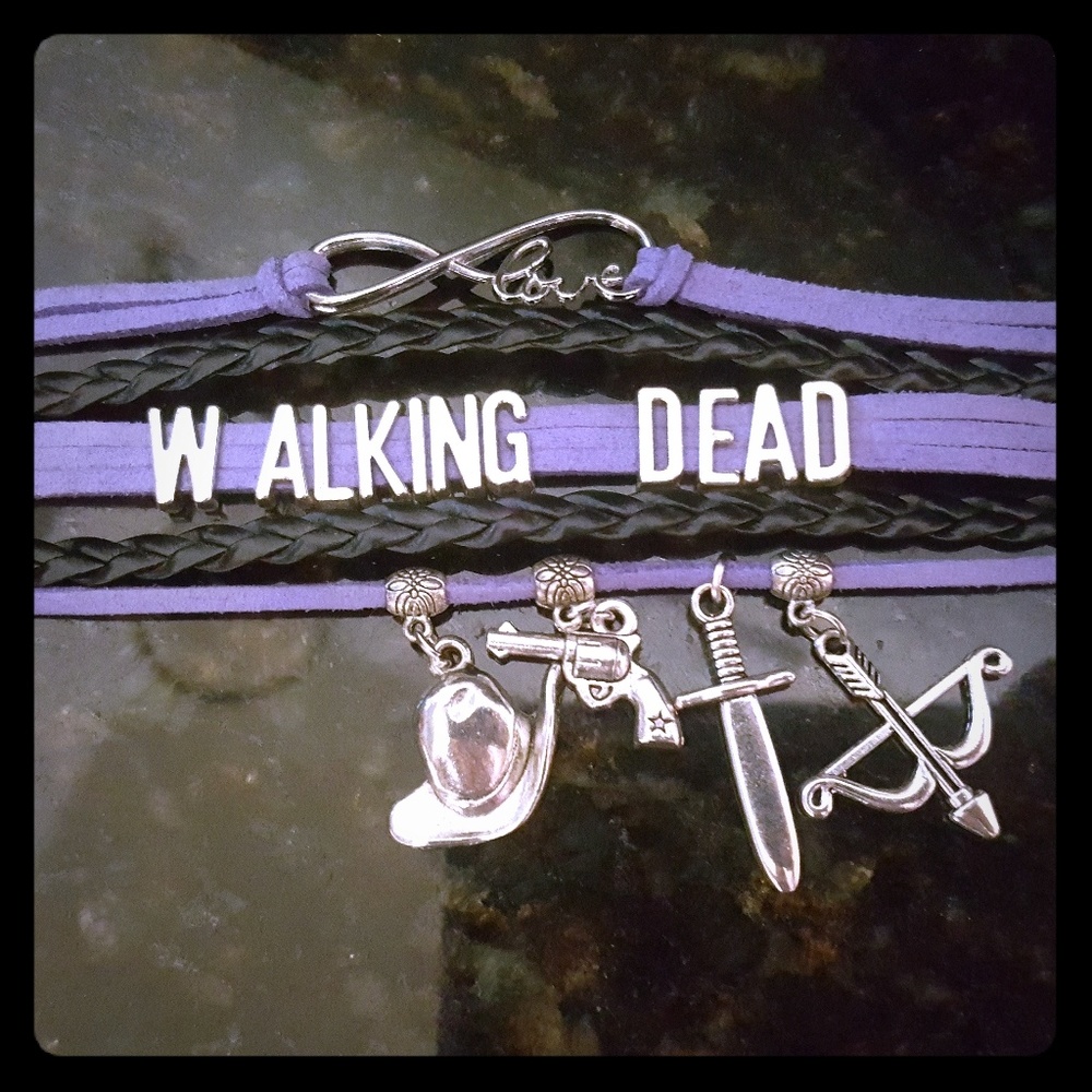 Walking dead charm bracelet